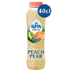 Spa Fruit Pêche Poire Non Pétillant Bouteille 40 Cl