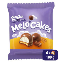 Milka Melo Cakes Biscuits 6 Pièces 100 Gr