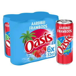 Oasis Fraise Framboise 6x33 Cl