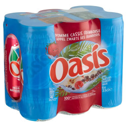 Oasis Pomme Cassis Framboise 6x33 Cl