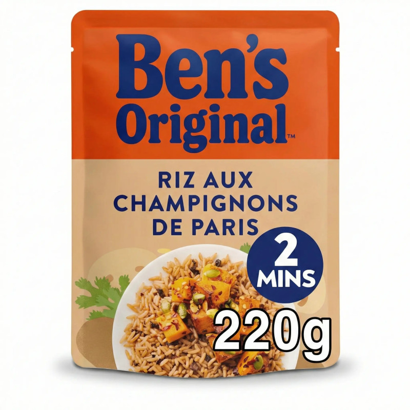 Ben's Original Riz aux Champignons de Paris 220 Gr