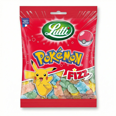 Lutti Pokémon Fizz Bonbons 180 Gr
