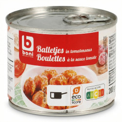 Boni Boulettes à la Sauce Tomate Conserve 200 Gr