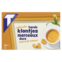 Boîte Tirlemont Sucre de Canne 750g morceaux durs Papy Discount Liège.