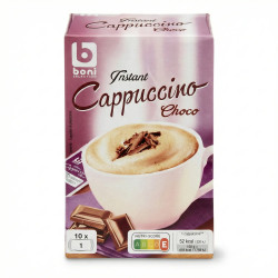 Boni Instant Cappuccino Choco Café Soluble Sachets 10x12,5 Gr