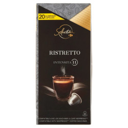 Carrefour Ristretto Intensité 11 Capsules Cafés 20 Pièces 104 Gr