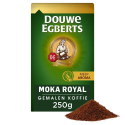 Douwe Ebgerts Moka Royal Café Moulu 250 Gr