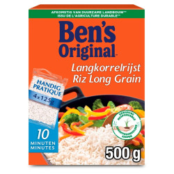 Ben's Original Riz Long Grain Sachets 4x125 Gr