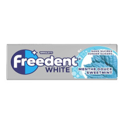 Freedent White Menthe Douce Chewing-gum 10 Pièces 14 Gr