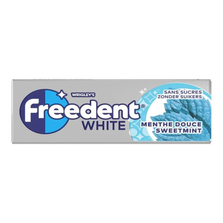 Freedent White Menthe Douce Chewing-gum 10 Pièces 14 Gr
