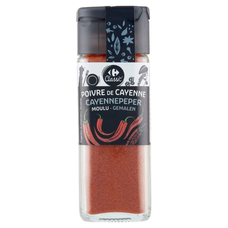Carrefour Poivre de Cayenne Moulu 35 Gr