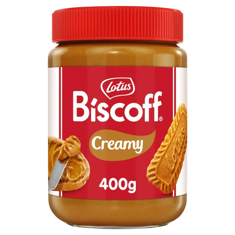 Lotus Biscoff Spéculoos Creamy Pâte à Tartiner 400 Gr