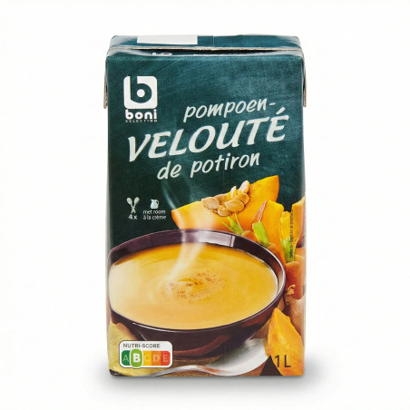 Boni Velouté de Potiron Soupe en Brique 1 L