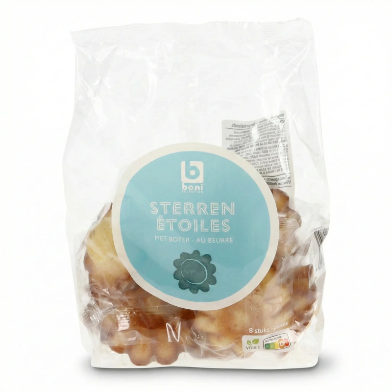 Boni Étoiles Nature au Beurre Cake 8x25 Gr