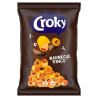 Sachet chips Croky Barbecue Rings 100g saveur fumée prix discount Province de Liège.