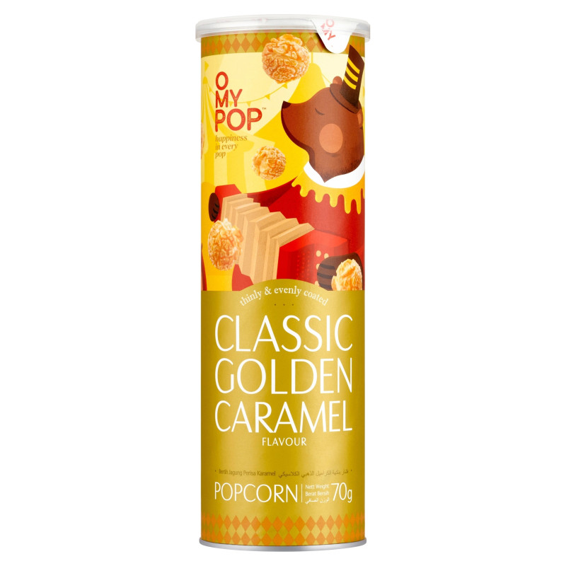 Omypop Popcorn Caramel Doré 70 Gr