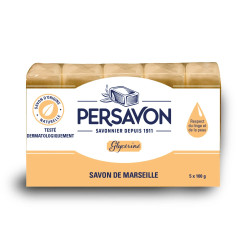 Persavon Savon de Marseille Glycériné 5x100 Gr