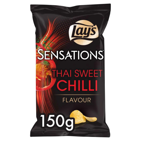 Chips Lay's Sensations Thai Sweet Chilli 150g saveur épicée sucrée prix discount Liège.