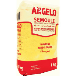 Angelo Semoule de Blé Dur Moyenne 1 Kg