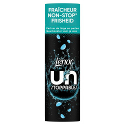 Perles de parfum Lenor Unstoppables Aérien Fresh 235g pour le linge prix discount Liège.