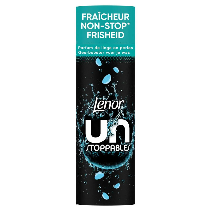 Perles de parfum Lenor Unstoppables Aérien Fresh 235g pour le linge prix discount Liège.