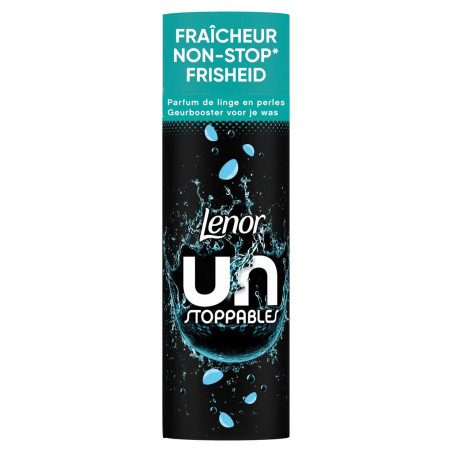 Perles de parfum Lenor Unstoppables Aérien Fresh 235g pour le linge prix discount Liège.