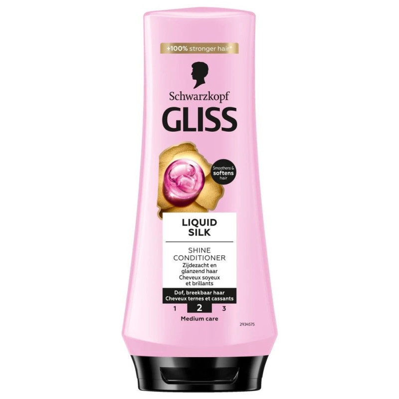 Gliss Liquid Silk Après-Shampoing 200 Ml