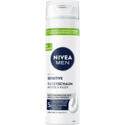Nivea Men Sensitive Mousse à Raser 200 Ml