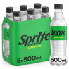 Pack 6 bouteilles 50cl Sprite Zero Sugar boisson citron-citron vert prix discount Liège.