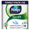Nalys Soft Papier-Toilette 18 Rouleaux
