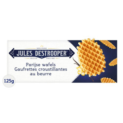 Jules Destrooper Gaufrettes Croustillantes au Beurre 125 Gr