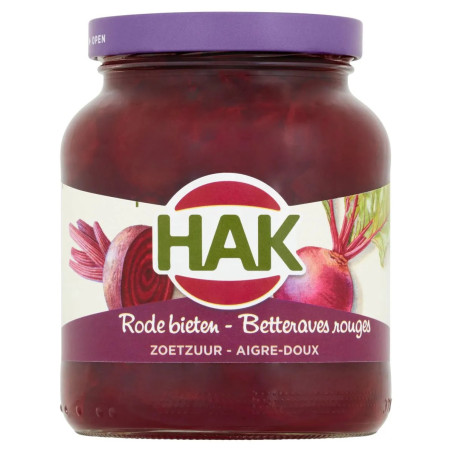 Hak Betteraves Rouges Aigre-Doux Bocal 355 Gr