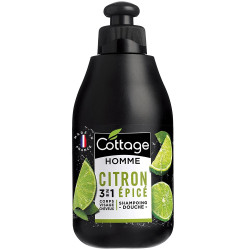 Cottage Men 3en1 Citron Épicé Shampoing Douche 250 Ml