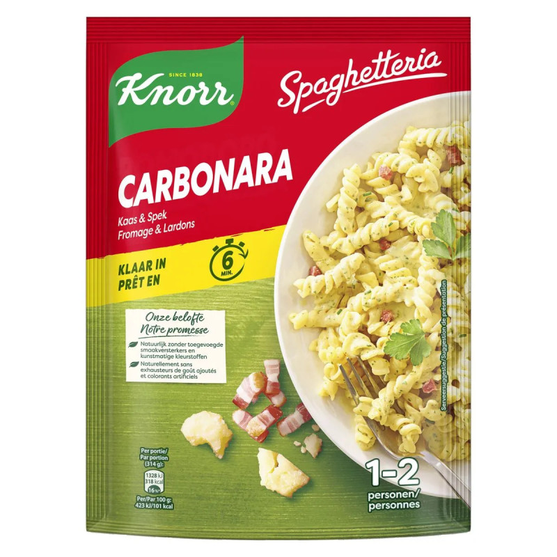 Knorr Spaghetteria Carbonara Sachet 154 Gr