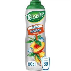 Teisseire Zero Iced Tea Pêche 60 Cl