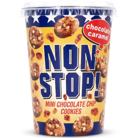 Non Stop! Mini Cookies Chocolat Caramel 125 Gr