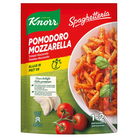 Knorr Spaghetteria Pomodoro Mozzarella Sachet 163 Gr