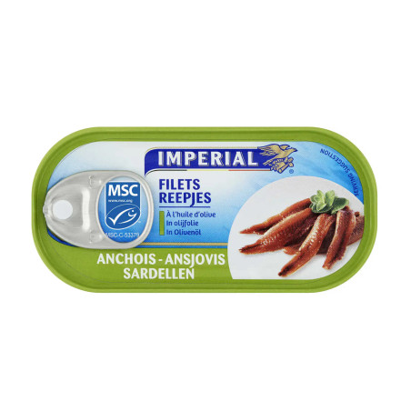 Imperial Filets d'Anchois à l'Huile d'Olive 50 Gr