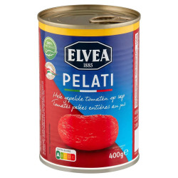 Tomates pelées Elvea Pelati 400g - Conserve discount livraison Province de Liège