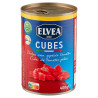 Cubes de tomates Elvea 400g - Conserve discount livraison Province de Liège