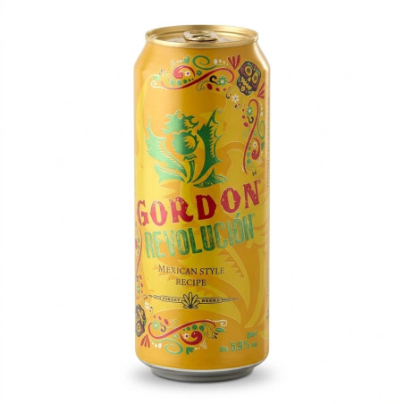 Canette Gordon Revolucion 50cl bière tequila guarana Papy Discount Liège.