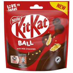 Sachet Kit Kat Ball 140g billes de gaufrette chocolatées Papy Discount Liège.
