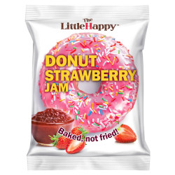 Donut The Little Happy fourré confiture fraise 60g pâtisserie discount Liège.