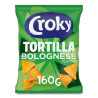Chips Croky Tortilla Bolognese 160g snack apéritif discount Liège.