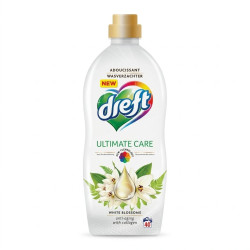 Bidon adoucissant Dreft White Blossoms 1L 40 doses douceur linge discount Liège.