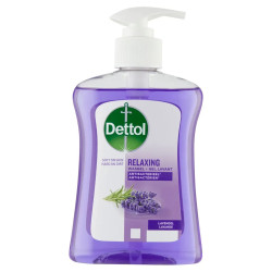 Gel lavant Dettol Relaxing Lavande 250ml hygiène mains parfumée discount Liège.