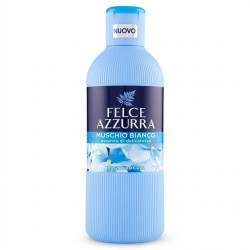 Gel douche Felce Azzurra Muschio Bianco 650ml parfum musc blanc discount Liège.