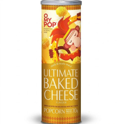 Boîte Popcorn Omypop Ultimate Baked Cheese 70g goût fromage discount Province de Liège.