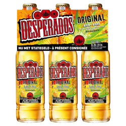 Pack 6 bouteilles 33cl bière Desperados Original prix discount Province de Liège.