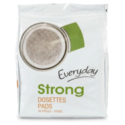Sachet 36 dosettes café Everyday Strong compatible machines à pads prix discount Liège.
